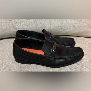 Louis Vuitton Black Leather Loafers
